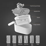 Ecoco Vegetable Chopper Spiralizer Vegetable Slicer Dicer Onion Food Cutter Home Use Karki - Front View