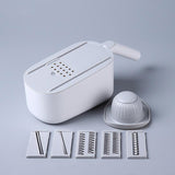 Ecoco Vegetable Chopper Spiralizer Vegetable Slicer Dicer Onion Food Cutter Home Use Karki - Rear View