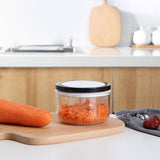 Ecoco Easy Chopper Mincer Mixer Slicer Dicer Blender Cutter Shredder For Onion Garlic 1000 Black - Front View
