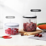 Ecoco Easy Chopper Mincer Mixer Slicer Dicer Blender Cutter Shredder For Onion Garlic 200 Black - 45-Degree Angle
