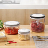 Ecoco 3 Sizes Cutter Set Easy Chopper Mincer Mixer Slicer Dicer Blender Shredder For Onion Garlic Black - Front View