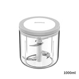 Ecoco 3 Sizes Cutter Set Easy Chopper Mincer Mixer Slicer Dicer Blender Shredder For Onion Garlic Black - Extra Image