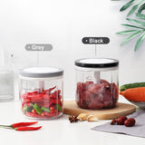 Ecoco 3 Sizes Cutter Set Easy Chopper Mincer Mixer Slicer Dicer Blender Shredder For Onion Garlic Grey - Low Angle
