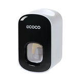 Ecoco Wall mount auto ands Free Toothpaste Dispenser Automatic Toothpaste Squeezer Bathroom Toothpas