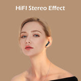 Wireless Bluetooth 5.0 Earphones Headphones Earbuds Headset - Top-Down View