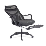 EGCX-K339L Ergonomic Office Chair Seat Adjustable Height Deluxe Mesh Chair Back Support Footrest - Top-Down View