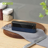 Multipurpose Ceramic Carbide Knife Shapener For Knives Scissors Cleaver Keychain Grey - Rear View