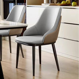 VELLUTO Dining Chair Modern upholstered Leather Kitchen Chairs with armrests Bathtub Chair Leisure Lounge Chair Living Room Bedroom Home Set of 2 (