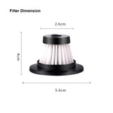 5000Pa Handheld Cordless Car Vacuum Cleaner Powerful Suction Portable Mini Home Wet Dry - Close-Up Angle