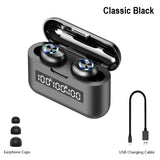 Wireless Bluetooth 5.1 Earphones Headphones Earbuds Headset - Rear View