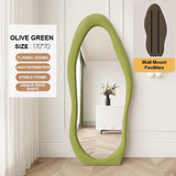 1.7m Standing Maiden Mirror Full Length Aesthetic Full Size Floor Mirror Bedroom Creative Modern Deco - Amazingooh Wholesale 1.7m Standing Maiden Mirror Full Length Aesthetic Full Size Floor Mirror Bedroom Creative Modern Deco - Amazin