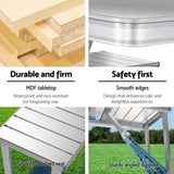 Folding Camping Table with Stools Set Portable Picnic Outdoor Garden BBQ Setting - Extra Image