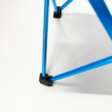 Mini Portable Outdoor Folding Stool Camping Fishing Picnic Chair Seat 80kg Blue - Top-Down View