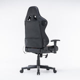 7 RGB Lights Bluetooth Speaker Gaming Chair Ergonomic Racing chair 165° Reclining Gaming Seat 4D Armrest Footrest Black Red - Extra Image