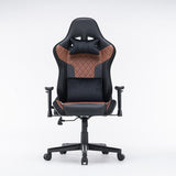 7 RGB Lights Bluetooth Speaker Gaming Chair Ergonomic Racing chair 165° Reclining Gaming Seat 4D Armrest Footrest Black Red - Extra Image