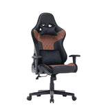 7 RGB Lights Bluetooth Speaker Gaming Chair Ergonomic Racing chair 165° Reclining Gaming Seat 4D Armrest Footrest Black Red - Extra Image