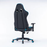 Gaming Chair Ergonomic Racing chair 165° Reclining Gaming Seat 3D Armrest Footrest Black - Top-Down View