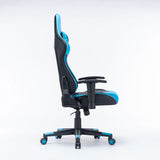 Gaming Chair Ergonomic Racing chair 165° Reclining Gaming Seat 3D Armrest Footrest Black - 45-Degree Angle
