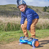 Gyroor G11 6.5 inch Hoverboard with Bluetooth Speaker and LED Lights Self Balancing Electric Scooter Hoverboard Skateboard - Close-Up Angle