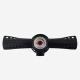 Manual Hand SUP Pump for Air Tracks Inflatable Mattresses Toys Mats - Top-Down View