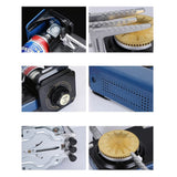 MAXSUN HI STOVE MS-100 Outdoor Camping Gas Stove Folding Burner Foldable Windshield - Close-Up Angle
