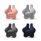 Orthopedic Memory Foam Seat Cushion Support Back Pain Chair Pillow Car Office Dark Grey - Front View