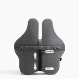 Orthopedic Memory Foam Seat Cushion Support Back Pain Chair Pillow Car Office Dark Grey - Top-Down View