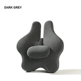 Orthopedic Memory Foam Seat Cushion Support Back Pain Chair Pillow Car Office Light Grey - Low Angle