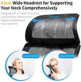 Ergonomic office chair Breathable High-Back Mesh Adjustable Lumbar Support 3D Armrests Tilt Function 360° Rotating Wheels - Top-Down View