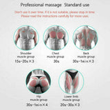 POWERFUL 6 Heads LCD Massage Gun Percussion Vibration Muscle Therapy Deep Tissue Carbon Friber - 45-Degree Angle