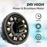 POWERFUL 6 Heads LCD Massage Gun Percussion Vibration Muscle Therapy Deep Tissue Carbon Friber - Extra Image