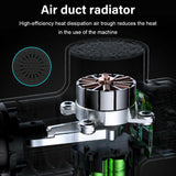 POWERFUL 6 Heads LCD Massage Gun Percussion Vibration Muscle Therapy Deep Tissue Silver - Extra Image