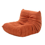 High Back Single Fireside Togo Sofa Chair Cozy Lounge Chair with Ottoman High Density Sponge Multiple Colors Comfortable and Durable (Green) - Top-Down View
