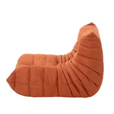 High Back Single Fireside Togo Sofa Chair Cozy Lounge Chair with Ottoman High Density Sponge Multiple Colors Comfortable and Durable (Green) - 45-Degree Angle