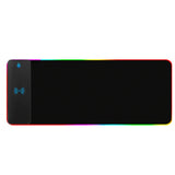 RGB Wireless 15W Oversized Charger Mouse Pad 800x300 MM Gaming Mouse Pad - Top-Down View