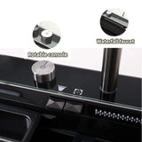 Integrated Waterfall Kitchen Sink Honeycomb Technology Large Digitial Display Stainless Steel Water Filter Cup Washer - Side View