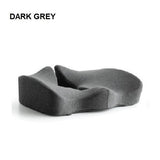 Premium Memory Foam Seat Cushion Coccyx Orthopedic Back Pain Relief Chair Pillow Office Light Grey - Extra Image