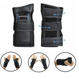 Scooter Protective Gear with Knee Elbow Pads Wrist Guards Helmet for Kids/Teens/Adult Medium - Close-Up Angle