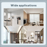 1 PCS NEW RADAR SENSOR LED DOWNLIGHT KIT 90MM 10W NON DIM 3 COLOR IN 1 WARM WHITE COOL WHITE DAY LIGHT TRI COLOR 3000/4000/6000 - Rear View