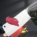 Stainless Steel 8PC Kitchen Chef Knife Block Set Knives Scissor Sharpener AU - Extra Image