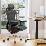 SIHOO A3 Doro C300 Ergonomics Executive Office Chair with Footrest Black - Front View
