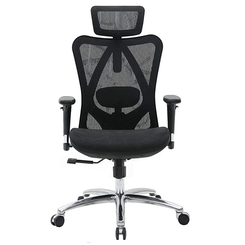 Sihoo M57 Ergonomic Office Chair Computer Chair Desk Chair High Back Chair Breathable3D Armrest and Lumbar Support Black without Foodrest