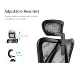 Sihoo M57 Ergonomic Office Chair Computer Chair Desk Chair High Back Chair Breathable3D Armrest and Lumbar Support Black without Foodrest