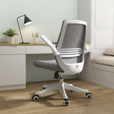 SIHOO M76 Ergonomic Office Chair Swivel Desk Chair Height Adjustable Mesh Back Computer Chair with Lumbar Support 90° Flip-up Armrest Grey - Extra Image