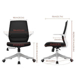 SIHOO M76 Ergonomic Office Chair Swivel Desk Chair Height Adjustable Mesh Back Computer Chair with Lumbar Support 90° Flip-up Armrest Grey - Extra Image