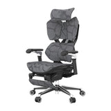SIHOO X5 Pro Gaming Chair Black Frame with Dark Grey Mesh - Front View