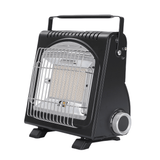 AMZ 1700W 2-in-1 Portable Outdoor Camping Butane Gas Heater Stove Steel Iron Aluminium Metal Manual
