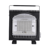 AMZ 1700W 2-in-1 Portable Outdoor Camping Butane Gas Heater Stove Steel Iron Aluminium Metal Manual Application for Travel - Front View
