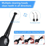 Electric Ultrasonic Dental Tartar Plaque Calculus Tooth Remover Set Kits Cleaner with LED Screen - Close-Up Angle
