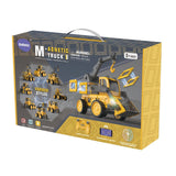 DanBaoLe Programming Magnetic Truck DIY Assembly Remote Control Eneineering Vehicle Christmas Gift - Front View
